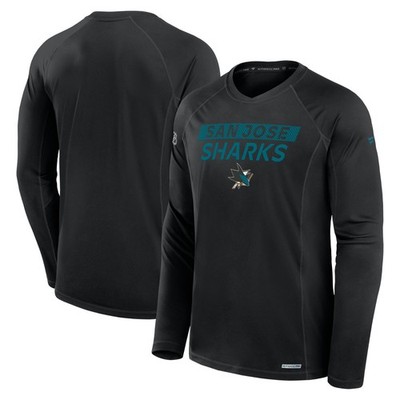 NHL San Jose Sharks Long Sleeve Langarm Shirt Rinkside Pro Authentic 2025