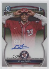 2023 Bowman Chrome Prospect Auto Refractor 497/499 Elian Soto #CPA-ES Auto 19n6