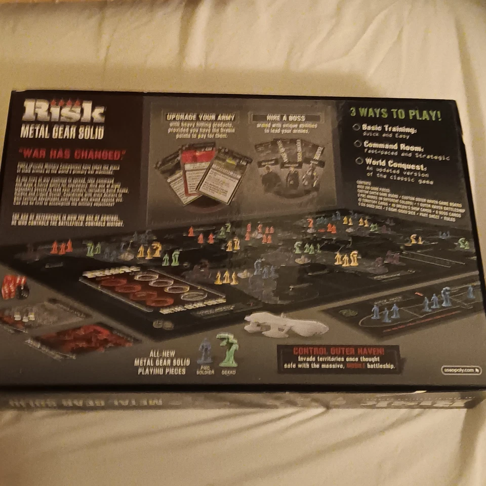 RISK METAL GEAR SOLID COLLECTOR'S EDITION Board GAME New not Sealed COMPLETE - Image 4 of 4