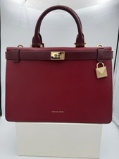 MICHAEL KORS Tatiana Medium Leather Satchel m...