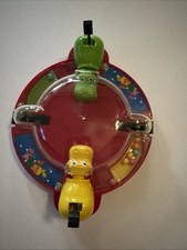 Vintage 1995 Hungry Hungry Hippos 2 Player Mini Travel Game Milton Bradley 6"