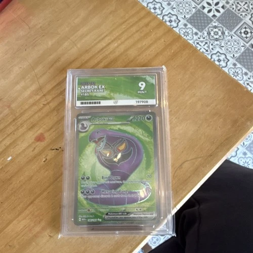 Arbok ex 185/165 SV 151 Secret Rare Holo English 2023 ACE 9 Pokémon TCG