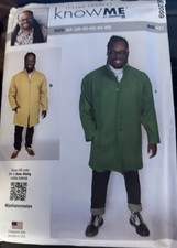 Know Me MimiG Julian Creates pattern M#2059 Men's Coat size 38,40,42,44,46 uncut