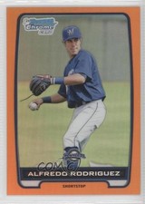 2012 Bowman Draft Chrome Picks Orange Refractor 10/25 Alfredo Rodriguez 0f8