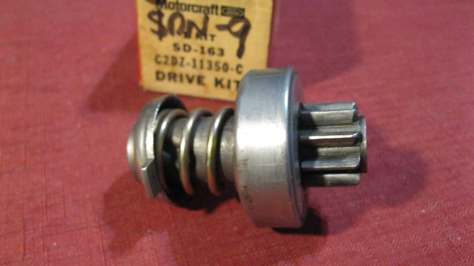 NOS 1960-1962 Ford Falcon, Fairlane, Mercury Meteor starter drive, C2DZ-11350-C - Image 2 of 3