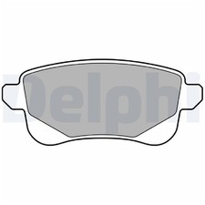 Satz Bremsbeläge Bremsklötze hinten für Renault Grand JZ0/1 Scénic 3 | 24350