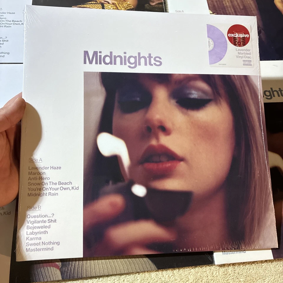 Taylor Swift  Midnights all 4 new Colored Vinyl + Target Excl. 5 LP’s - SEALED Foto 2 de 4