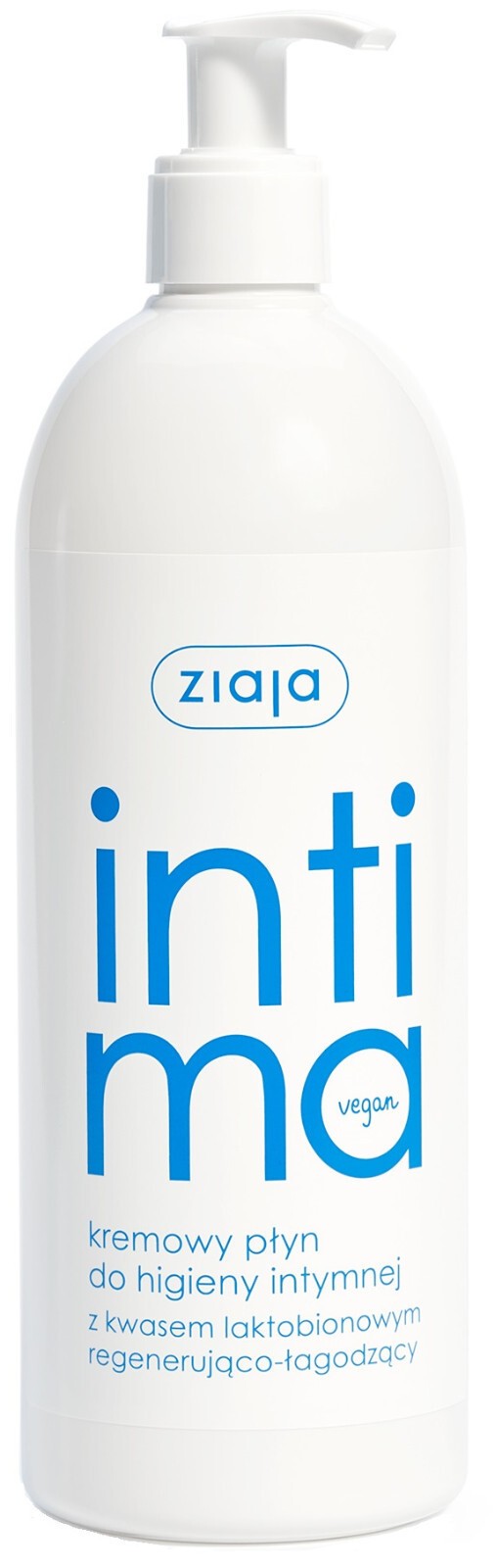 Ziaja Intima Wash Creamy Intimate Hygiene Fluid With Lactobionic Acid 500ml