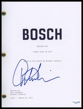Titus Welliver "Bosch" AUTOGRAPH Signed Full Complete Pilot Episode Script ACOA