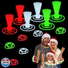 Christmas Glow Sticks Toys Gifts for Kids 72 PCS, Xmas Party Favors Stocking