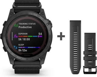 GARMIN Sportuhr GPS Uhr Tactix 7 Pro Solar Schwarz Sportuhr Smartwatch Onesize