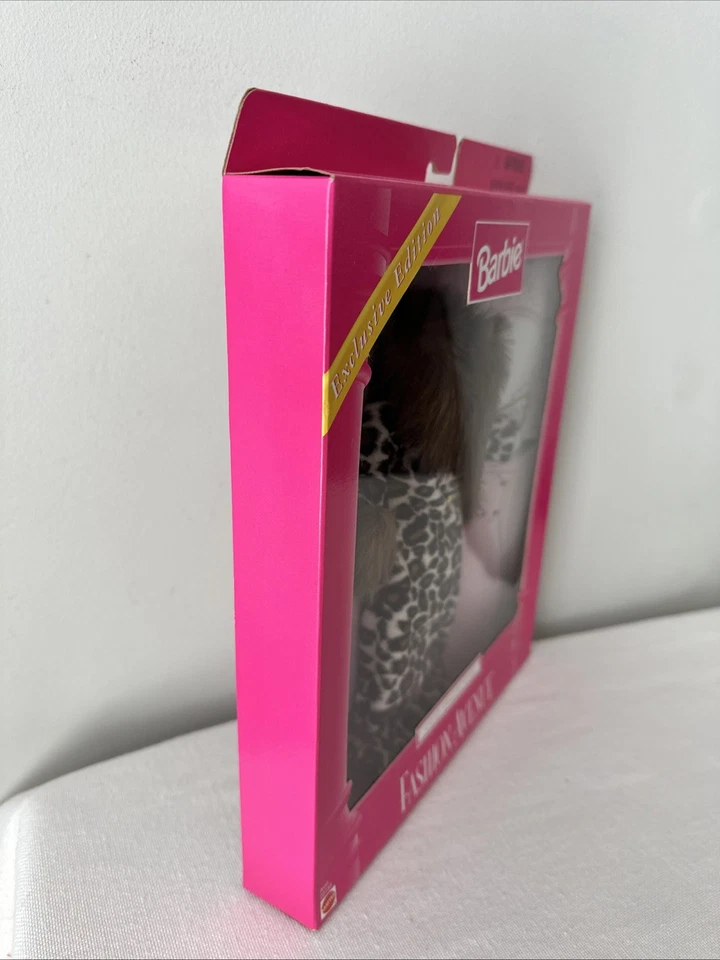 Mattel Barbie Doll Fashion Avenue Coat Collection Leopard Print Fur #22155 NEW - Image 4 of 4