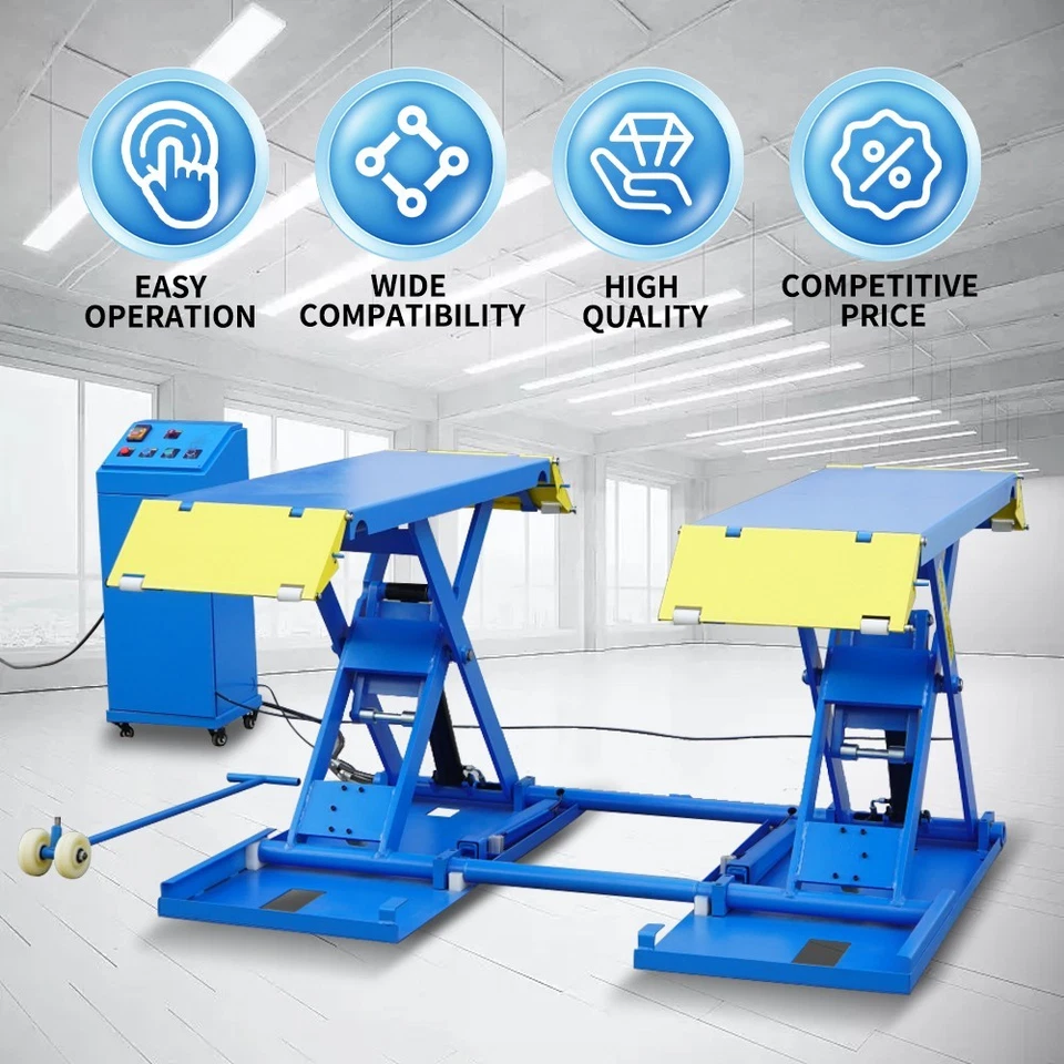 110V Electric Mid-Rise Car Lift 6600LB CE-Certified,IN USA Stock,FREE SHIPPING - Image 3 of 4