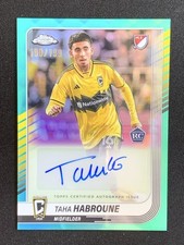 Taha Habroune 2025 Topps Chrome MLS Aqua Refarctor Auto RC /199 #CA-TH