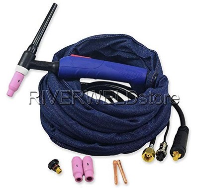  WP-17F SR-17F TIG Welding Torch Complete Flexible Head Euro WP-17F EU 12ft