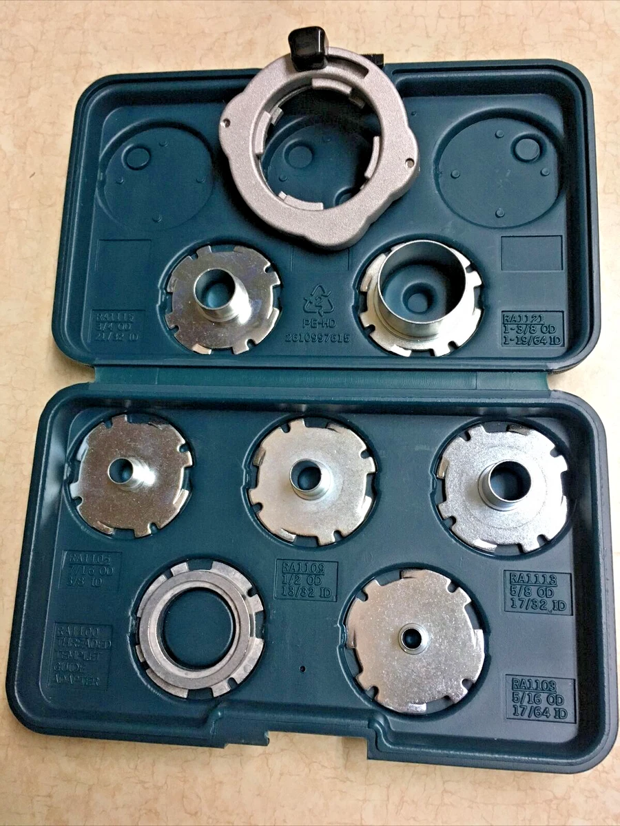 Schutz Detailliert Feucht bosch router template guide seltsam Pulver Toleranz