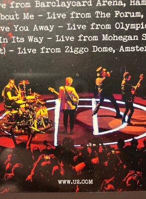 U2 “LIVE SONGS OF iNNOCENCE + eXPERIENCE” Fan Club PROMO