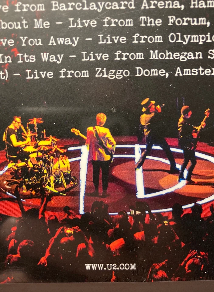 U2 “LIVE SONGS OF iNNOCENCE + eXPERIENCE” Fan Club PROMO  2CD’s BRAND NEW SEALED Foto 4 de 4