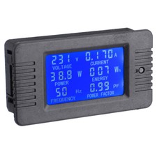 6 in 1 AC80-260V/100A Digital Voltmeter Ammeter Power Energy Frequency Meter