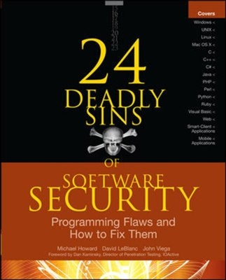  24 Todsünden von Software-Sicherheitsprogrammierungsfehler und wie man sie behebt von Jo