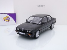 Norev 183203 # BMW 325i Limousine E30 Baujahr 1988 " schwarzmetallic " 1:18 NEU