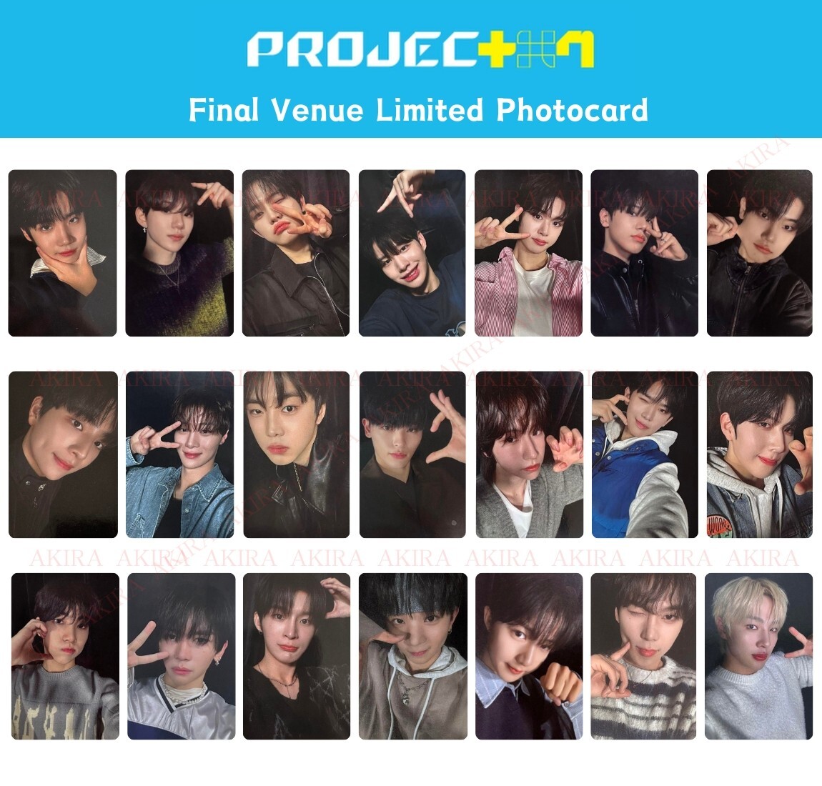 Project7 FINAL VENUE LIMITED PHOTO CARD OFFICIAL | eBay