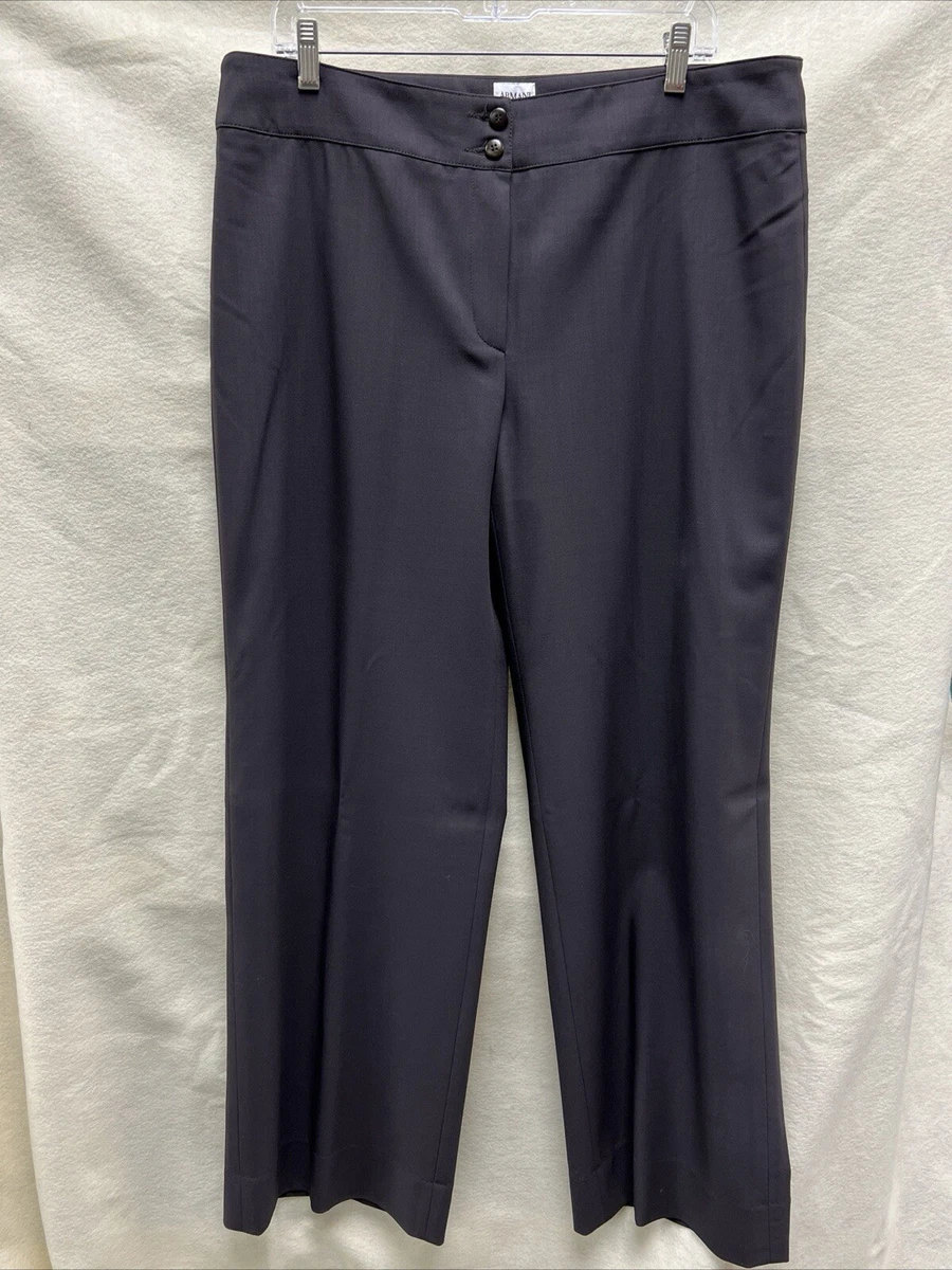 Armani Collezioni Wide-Leg Wool Pants for Women for sale | eBay