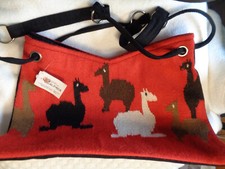 BRAND NEW Alpaca BOHO Wool Llamas PERU Designer Hippie Shoulder Bag Purse