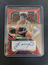 2021 Panini Prizm Draft Picks Penmanship Jamorko Pickett Red Cracked Ice #CP-JPI