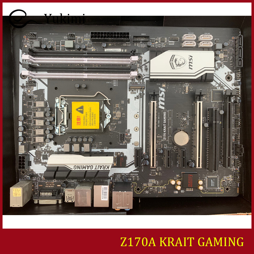 FOR MSI Z170A KRAIT GAMING DDR4*4 LGA1151 64GB HDMI DVI-D ATX