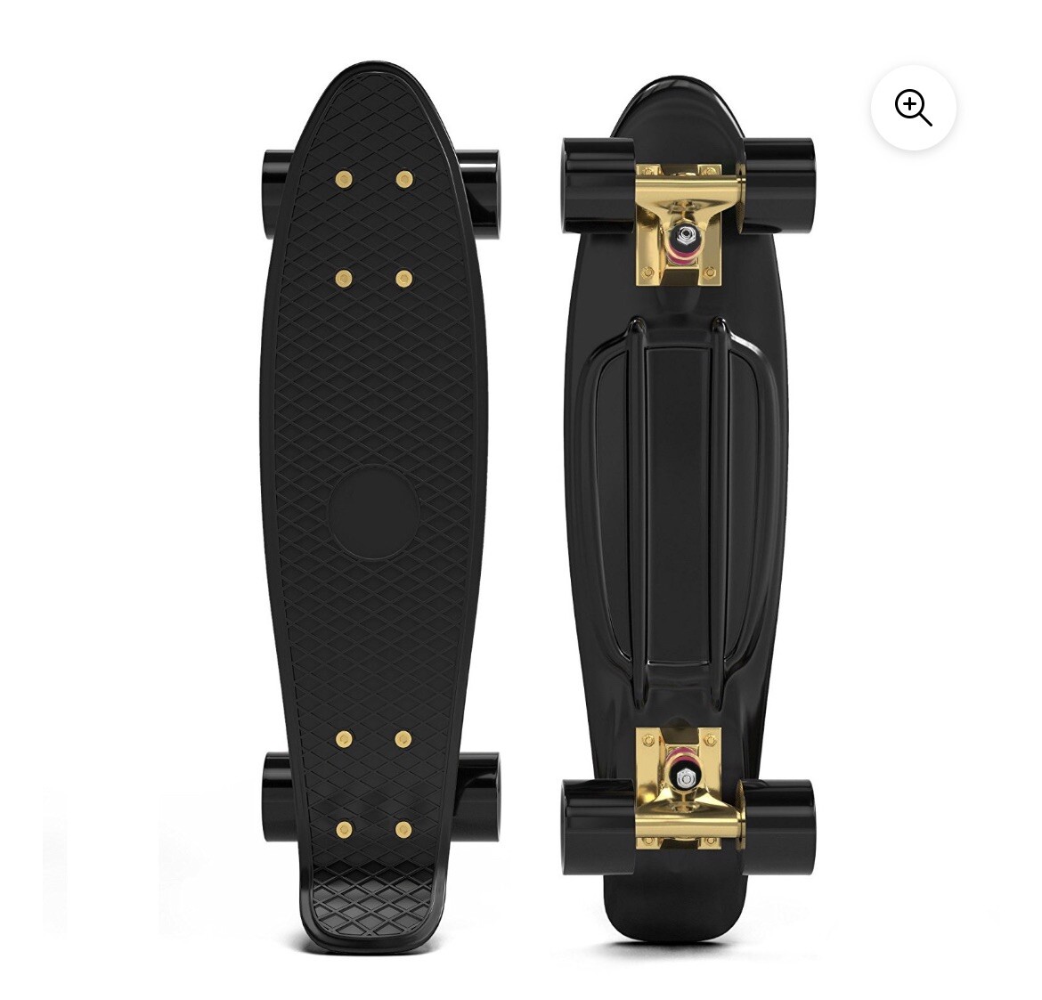 Mayhem Retro 22” Penny Style Skateboard Black Gold | eBay