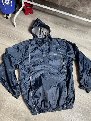 Umbro Anorak Vintage Rare Football Rain S Men's
