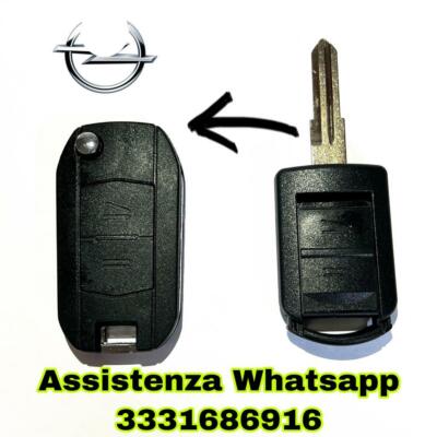 Xukey - Guscio a 2 pulsanti per ricambio chiave telecomando auto Opel/Vauxhall Agila / Combo / Corsa / Meriva Tigra, kit di riparazione chiave con microinterruttori Xukey - Guscio a 2 pulsanti per ricambio chiave telecomando auto Opel/Vauxhall Agila / Combo / Corsa / Meriva Tigra, kit di riparazione chiave con microinterruttori