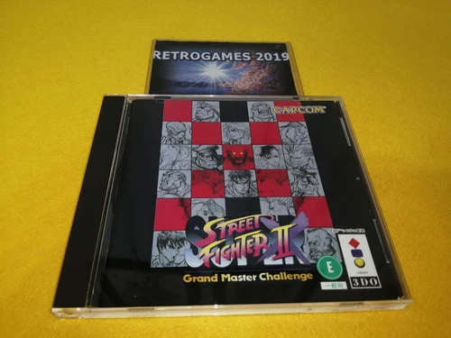 Super Street Fighter II 2 Turbo  PANASONIC 3DO SPINE CARD + REG CARD