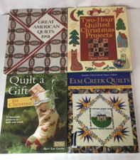 Lot of 4 Quilt Quilting Books - Crafting Projects American Christmas Patterns