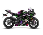 Complete Graphic Kit Decal Sticker "Joker" For Yamaha YZF R6 YZF-R6 2008-2021
