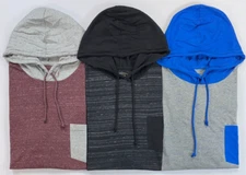 NEW Young Men's Big & Tall Foundry Hooded Pocket Short Sleeve T-Shirt