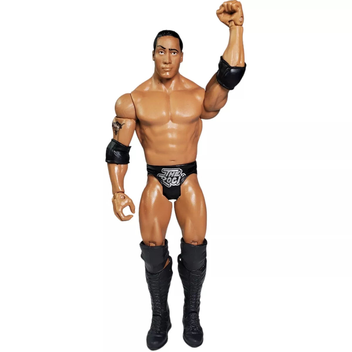 WWE The Rock 2011 Mattel Wrestling Action Figure Raised Eyebrow