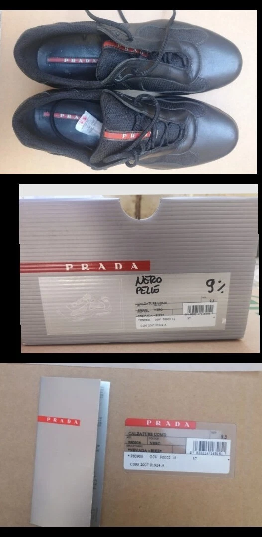 Scarpe Prada originali 45 Nevada Bike Scatola busta e