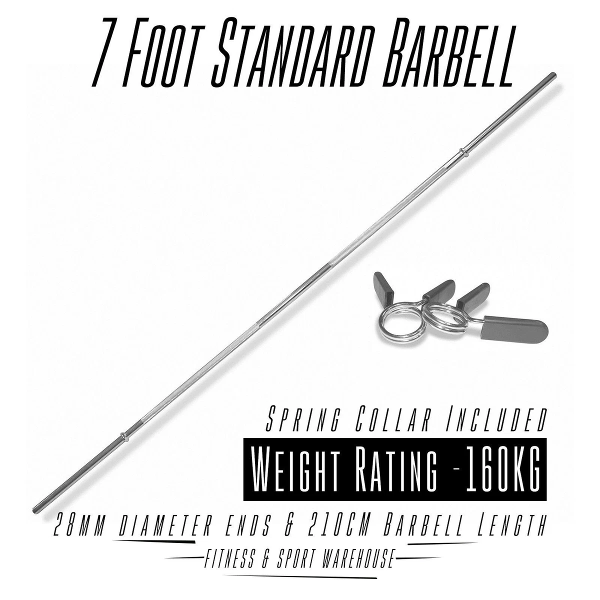 7ft standard weight bar new arrivals