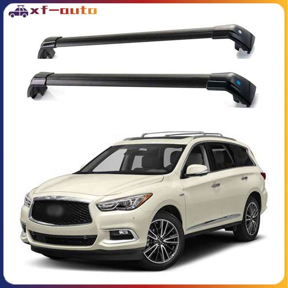 Fits for Infiniti QX60 2016-2020 Lockable Crossbar Roof Rack Rails