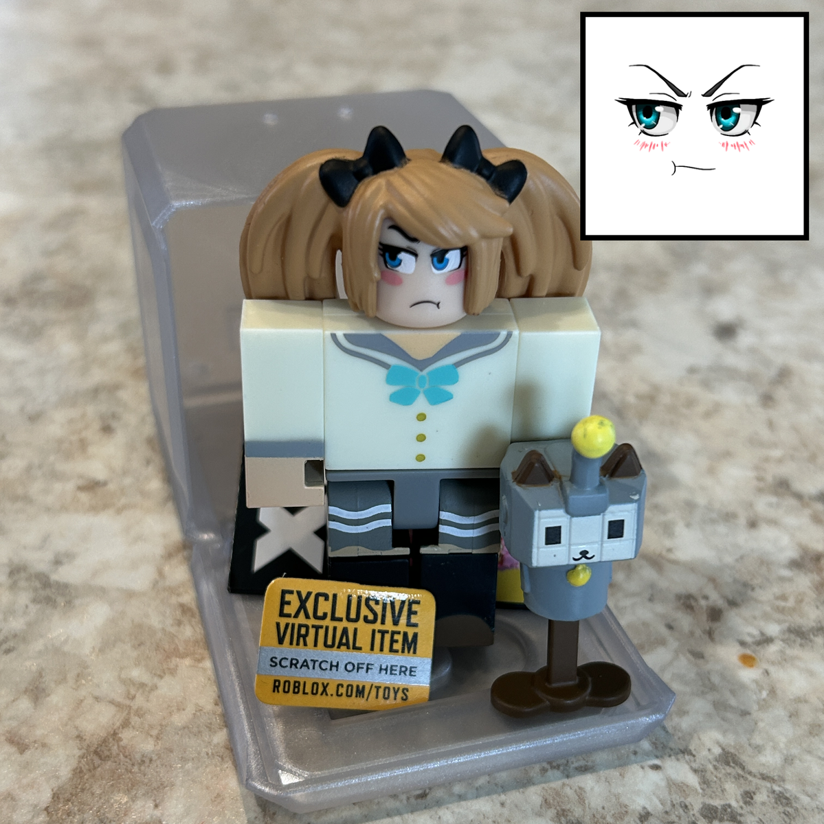 Roblox Sakura Emi Toy \u0026 Unused Tsundere Expression Virtual Face Code | eBay