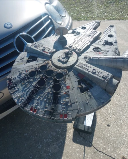 1 ENORME * utilería Halcón Milenario de Star Wars *caldera funciona en menos de 12 parsecs* Foto 3 de 4