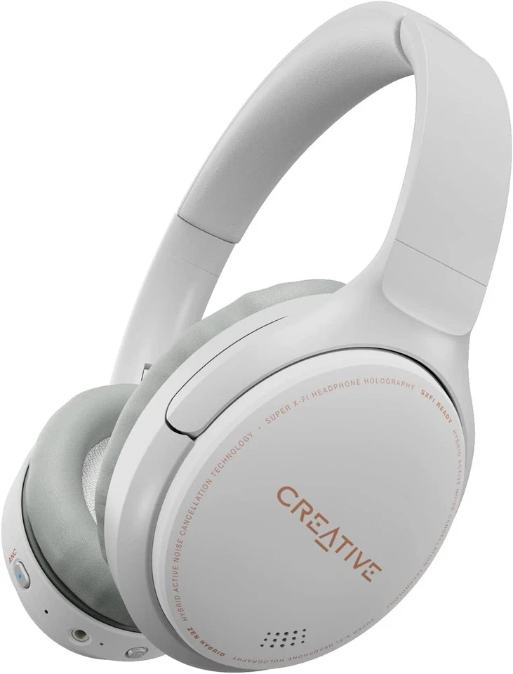 Creative Zen Hybrid Wireless Over-Ear Headphones Bluetooth 5.0, AAC Mic Foldable - Image 2 of 4