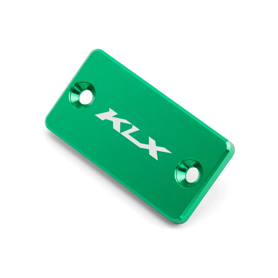 Cubiertas de depósito de líquido de frenos delantero/trasero para KAWASAKI KLX650R KLX250R KLX300R Foto 3 de 4