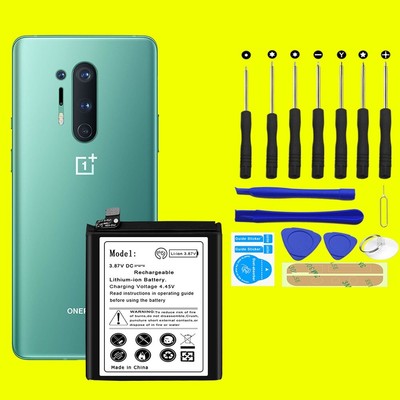 High Grade 4600mAh Extended Slim Battery Screwdriver Tools Set for OnePlus 8 Pro