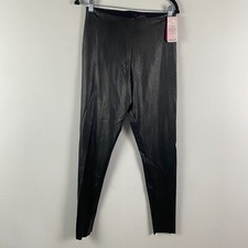 Commando Perfect Control Black Faux Leather Legging Size XL