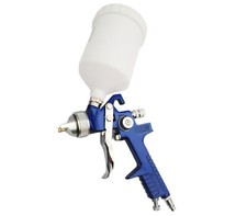 Pistola Spray Vernice Aria 600 ml Pittura Aerografo Spruzzo Ugello 1.7mm HVLP