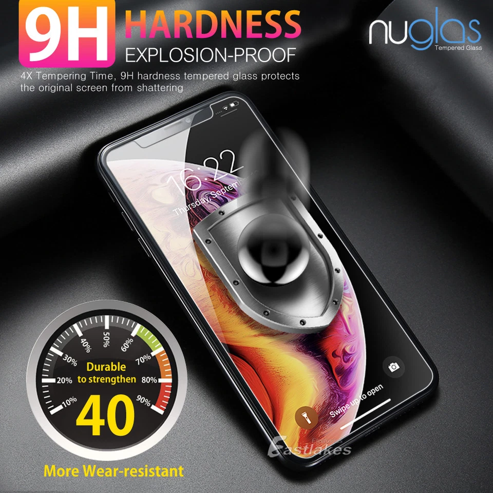 Tempered Glass Screen Protector For iPhone 17 Air 16 15 14 Plus 13 12 11 Pro Max - image 4 of 4