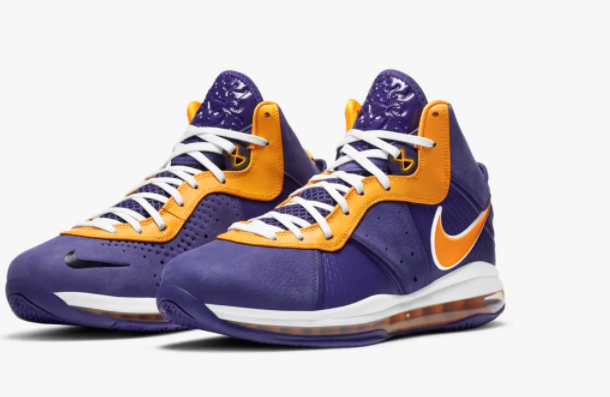Size 8 - Nike Lebron 8 Lakers Purple for sale online | eBay